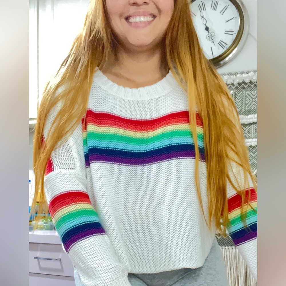 Wooden Ships Paola Buendia Rainbow Sweater